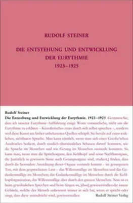 Obrázek produktu pro Die Entstehung und Entwicklung der Eurythmie 1923-1925