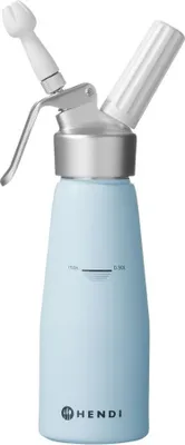 Image de HENDI Distributeur de crème, 0,5L, bleu pastel, ⌀80x(H)260mm