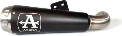 Produktbild von ARROW Auspuff DARK PRO-RACE Edelstahl schwarz für BMW F900R / BMW F900XR 2020-, Edelstahl schwarz