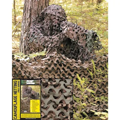 Produktbild von Netz PRO Light  feuerhemmend woodland, 2,4 x 6,0 m