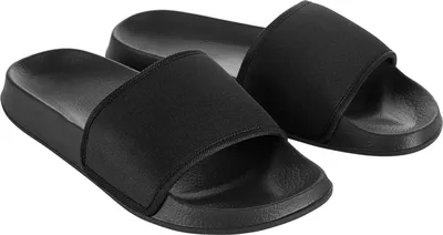 Produktbild von Awdis - Herren/Damen Uni Badesandale PC6862 (33 EU - 34 EU) (Pechschwarz)