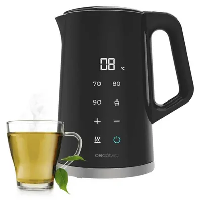 Produktbild von Cecotec Thermosense 800 Neo, 1,7 l, 2200 W, Schwarz, Regelbare Temperatur, Drahtlos, Warmhaltefunktion