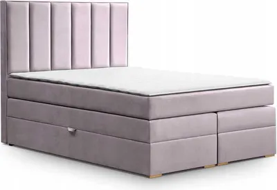 Produktbild von MALAGA 180 Boxspring Continentalbett (Pink - Bluvel 91)