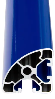 Produktbild von SCHMIDT systemprofile 2000mm Aluminium Profil 40x40mm Nut 8 Eckprofil Blau