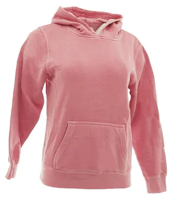 Produktbild von Hoodie Uni Pullover Sweatshirt warm Vlies Kapuze Pulli Tasche 7350 rosa XS