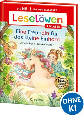 Produktbild von Leselöwen 1. Klasse - Eine Freundin für das kleine Einhorn