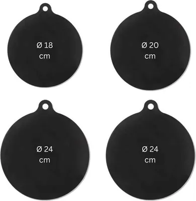 Immagine prodotto di Set di 4 tappetini in Vetroceramica per induzione, resistenti al calore fino a 250 °C
