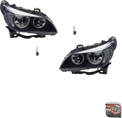 Produktbild von Scheinwerfer + Osram Night Breaker Laser passend für BMW 5er E60 E61 mit L R 63127160193 63127160194 Johns