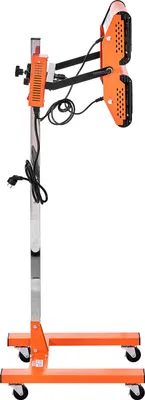 Immagine prodotto di SucceBuy lampada polimerizzante a infrarossi, 2200 W, timer 1-60 minuti, lampada polimerizzante per auto con riscaldatore e supporto automatico, riscaldatore per cabina di verniciatura da 48,6 m², asciugatura di vernici e motori