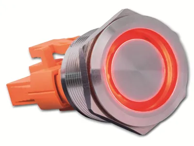 Produktbild von Joy-it BUTTON22C-M-RD Tastschalter 250 V/AC 15 A 1 x Ein/(Aus) IP67, IK10 tastend 1 St