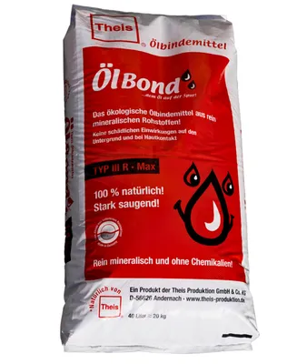 Produktbild von Ölbindemittel Theis ÖlBond Typ III R Max, grobe Körnung, 40 l = 20 kg