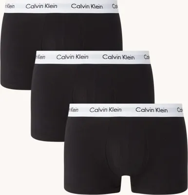 Produktbild von Calvin Klein 3er Pack Herren Low Rise Trunk Boxershorts Unterhosen : S Größe: S