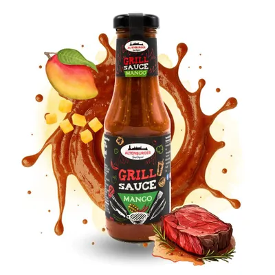 Produktbild von Grill Sauce Mango mit Chili, 320 ml