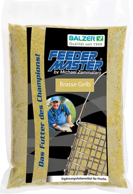 Produktbild von Balzer Feedermaster Futter 1kg Brasse gelb