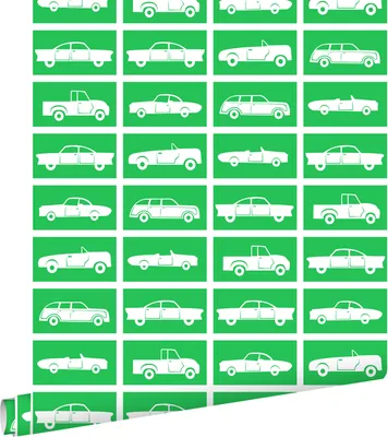 Produktbild von ESTAhome Tapete Autos Grün - 115828 - 53 cm x 10,05 m