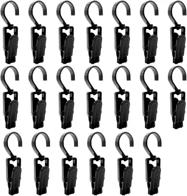 Imagen del producto de Pinzas para perchas antideslizantes, 20 unidades, para ropa, sombreros y toallas