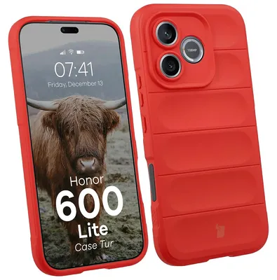 Produktbild von Robuste Handyhülle für Honor 600 Lite 5G, Bizon Case Tur, Rot