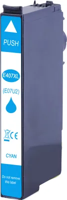 Produktbild von 407XL Druckerpatrone Cyan kompatibel für Epson Nr.405 405XL Epson WorkForce Pro WF-4745DTWF / Epson WorkForce Pro WF4745