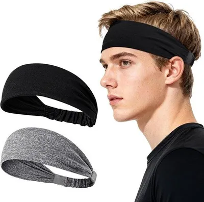 Obrázok produktu pre Elastické športové pásky, balenie po 2 ks, protišmykové, na fitness, cyklistiku, beh, jógu a každodenný tréning