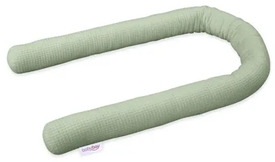 Produktbild von babybay Nestchenschlange Waffelpiqué 180 cm passend für alle Modelle, jadegrün