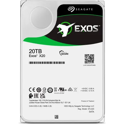 Immagine prodotto di Seagate 8.9cm (3.5")  20TB SAS3 Exos X20 512e 7200 256MB