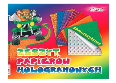 Obrázek produktu pro Holografický Blok Papíru B5 8 Listů - Lesklý Samolepicí Design