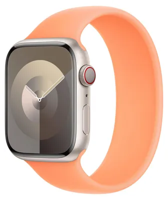 Produktbild von Silikon Solo Loop für Apple Watch | 38/40/41/42 mm - Größe 7 - Orange Sorbet