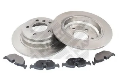 Produktbild von MAPCO Bremsenset Hinten Bremsscheiben Beläge Satz für BMW 5 Limousine (E39) 298mm