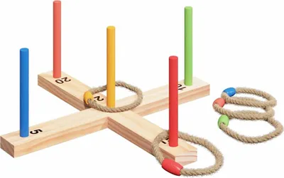 Image de Set de jeu de lancer d'anneaux Multicolore 41 x 41 x 16 cm