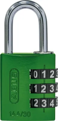 Produktbild von Zahlen-Hangschloss 144/30 grün Lock-Tag