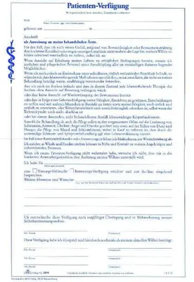 Image de Directives anticipées/procuration/assistance
