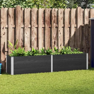 Produktbild von vidaXL Garten-Hochbeet 250 x 50 x 91 cm WPC Grau