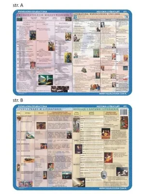 Zdjęcie produktu dla Podkładka edu. 051 - Literatura: współczesność.. - Visual System