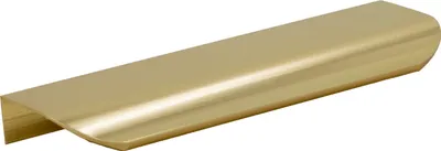 Produktbild von Eleganter 130 mm goldfarbener Möbelgriff mit minimalistischer Kantenform – Hochwertiger Aluminiumgriff für optimale Funktionalität und Stil in modernen Wohnräumen.
