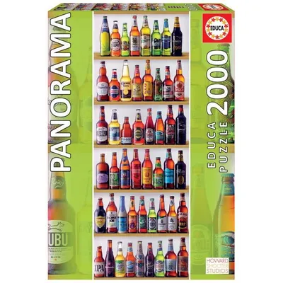 Obrázok produktu pre Puzzle 2000 piese Panoramic World Beers 18010