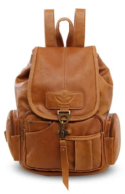 Produktbild von Omgoods – Retro-Rucksack, Uni – Lässiger College-Rucksack für Outdoor-Aktivitäten