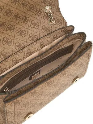 Produktbild von Guess Damen Umhängetasche Noelle Logo Mini Braun HWBG7879790LGW