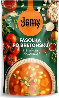 Produktbild von Jemy Jemy Bohneneintopf mit geräucherten Brühwürstchen 6er Pack (6 x 400g)