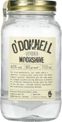 Produktbild von O'Donnell Moonshine Vodka 40% Vol. 0,7l