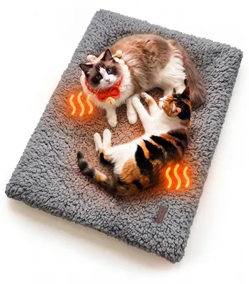 Produktbild von Heizdecke – Katzenbett – Selbstheizend – 74 x 48 cm – Rutschfest