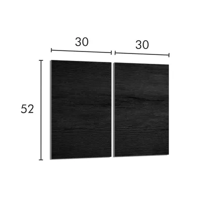 Imagen del producto de Placa de vitrocerámica protectora para cocina, 2 x 30 x 52 cm, color negro