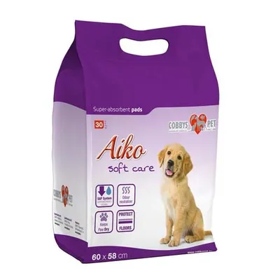 Obrázek produktu pro Podložka absorbční pro psy Aiko Soft Care 60x58cm 30ks