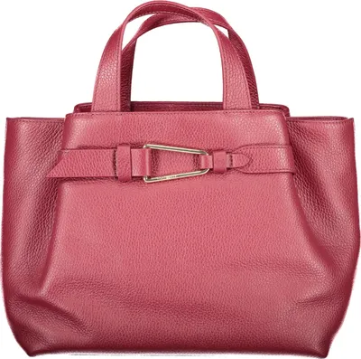 Produktbild von Elegante Damenhandtasche lila mit Schultergurt und vielen Fächern