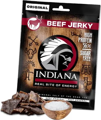 Produktbild von Indiana Jerky Beef 25 g original