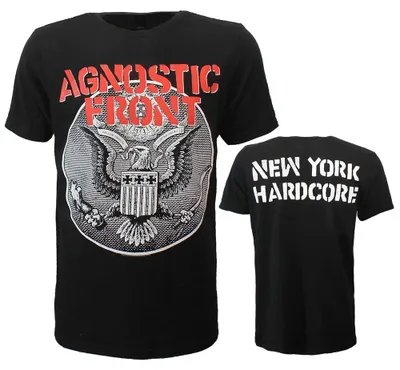 Produktbild von Agnostic Front Against All Eagle T-Shirt – Offizielles Merchandise - M