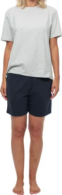 Produktbild von Schiesser Baumwolle Schlafanzug Lounge Set bestehend aus einer kurzen Hose und einem Kurzarm-Shirt, Feuchtigkeitsableitend und atmungsaktiv, Hautfreundlich und elastisch