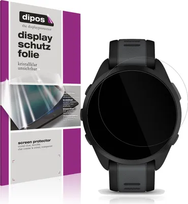 Produktbild von 6x Schutzfolie für Garmin Forerunner 165 klar Displayschutzfolie Folie Display Schutz dipos