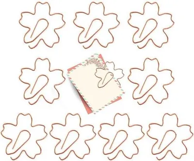 Produktbild von Famanu Paperclips Herzform - Set von 10 - 30x30 mm - Stil 3