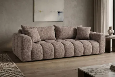 Productafbeelding van Kaiser Möbel slaapbank met bedlade, bekleding van chenillestof, kleur: Puente, model: COSMOPOLITAN