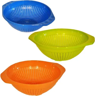 Imagen del producto de Colador de plástico, 26 cm, en varios colores, para la cocina